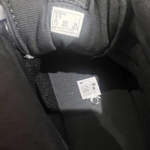 Vans Sk8-Hi Gray + White Canvas High Top Sneakers Women’s Size 9.5/Men’s Size 7 - Picture 6 of 8